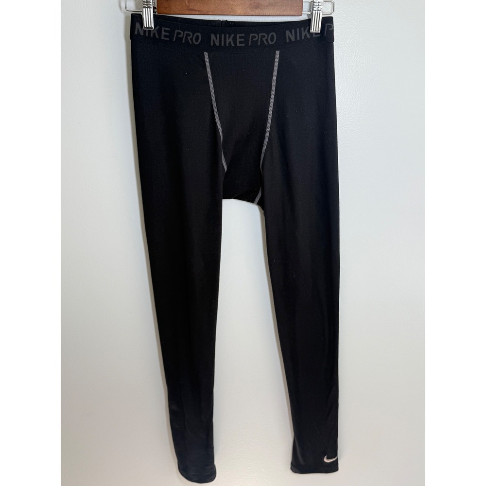 Nike Pro Mens Compression Black Training Leggings Size M Base Layer